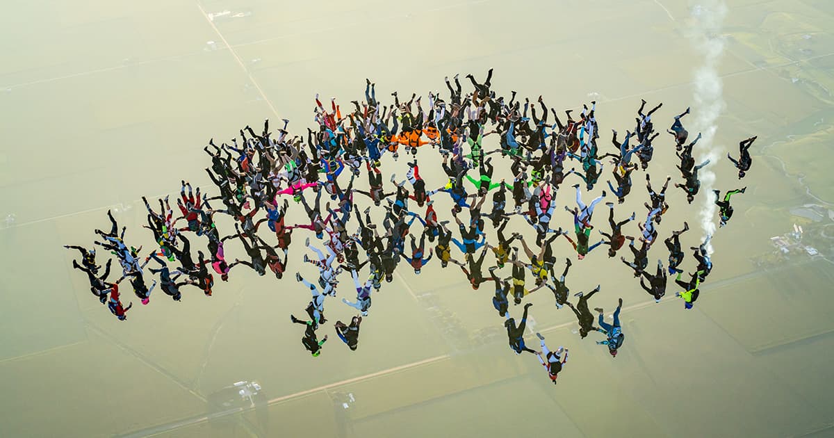 200 Way Head Down World Record